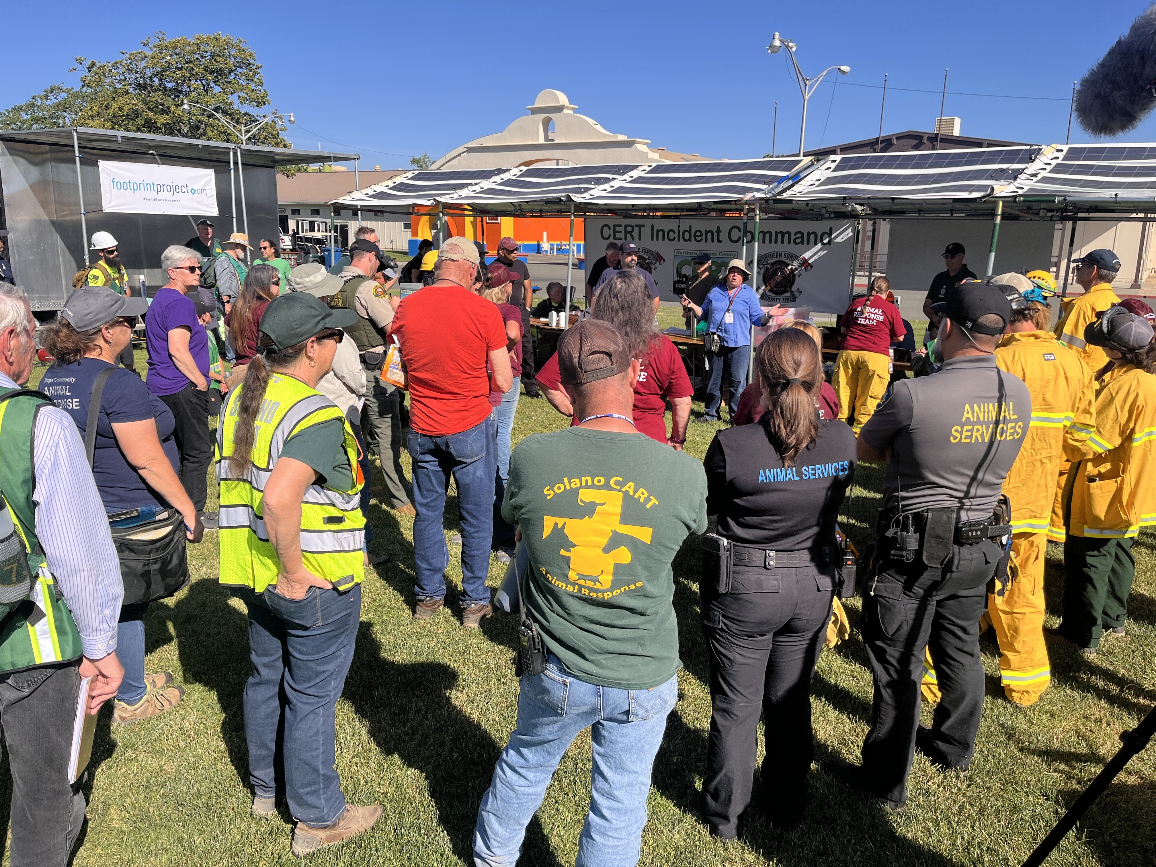 CVET with partner organizations at Sonoma Exercise 2025