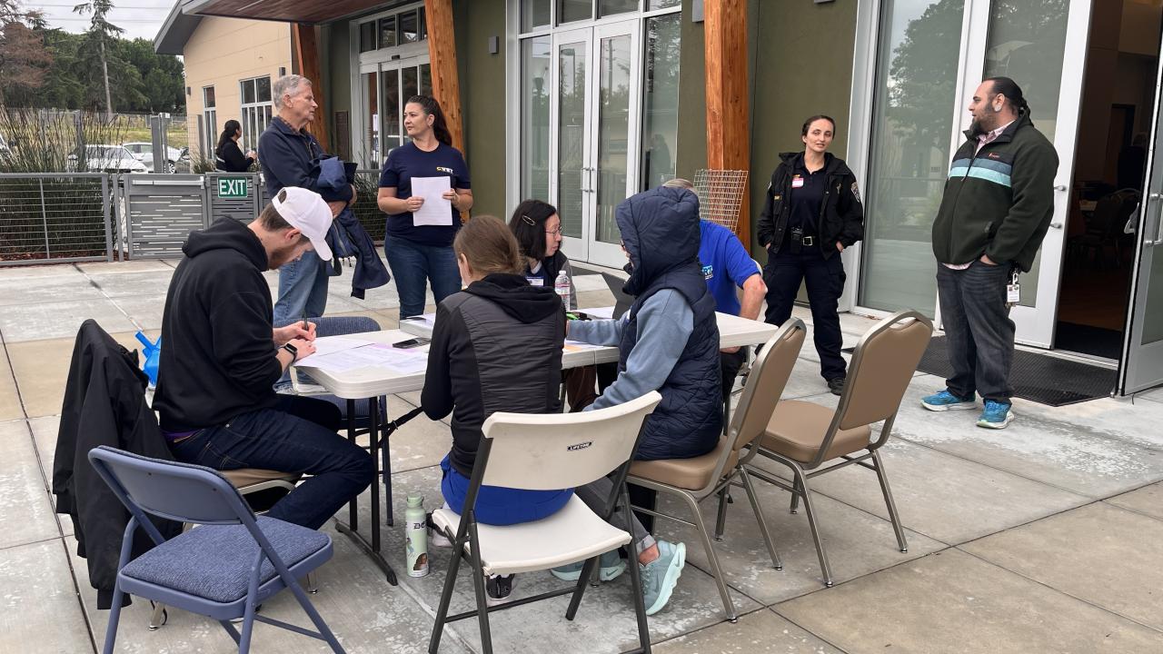 CVET tabletop exercise with contra costa county