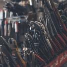 tools lined up in a row